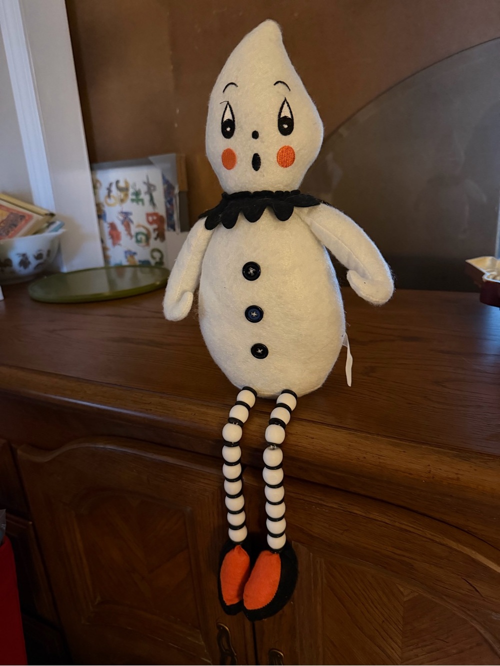 Johanna Parker Halloween ghost shelf sitter nwt